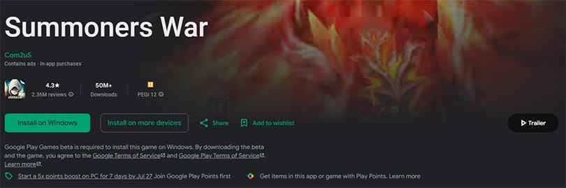 SW on Google Play Games