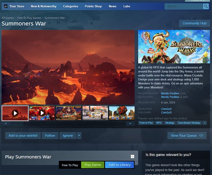 Summoners War on Steam