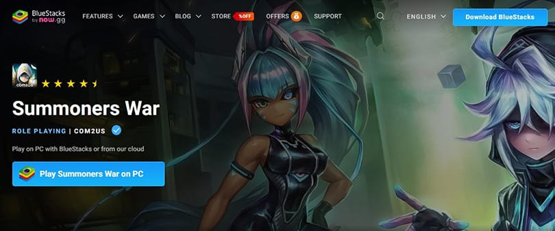 summoners war on bluestacks